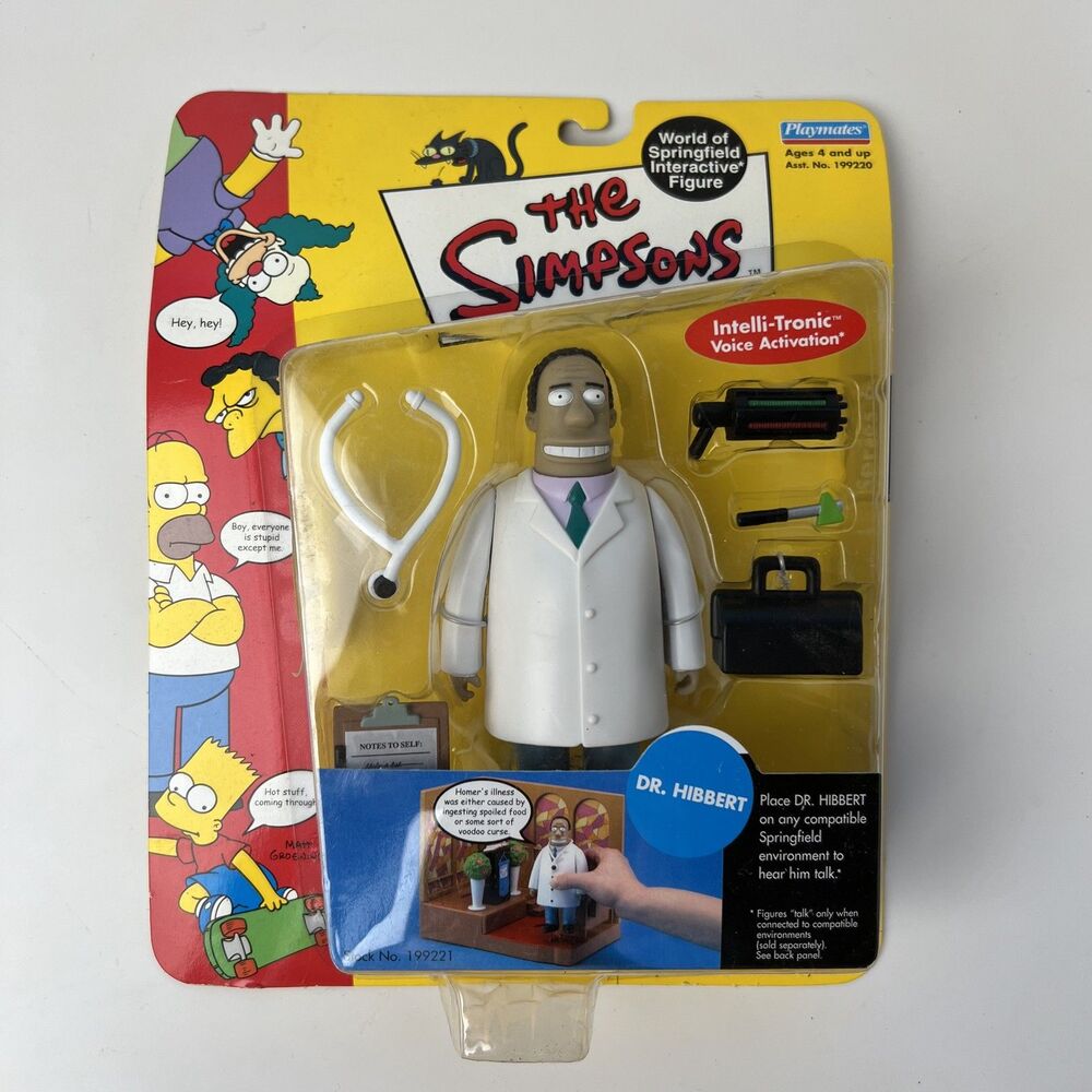 The Simpsons World Of Springfield Interactive Dr. Hibbert Action Figure